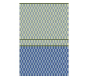 Sander Sander - theedoek corda (50 x 70 cm) - blauw/groen Sander Sander - theedoek corda (50 x 70 cm) - blauw/groen