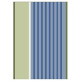 Sander Sander - theedoek stretta (50 x 70 cm) - blauw/groen