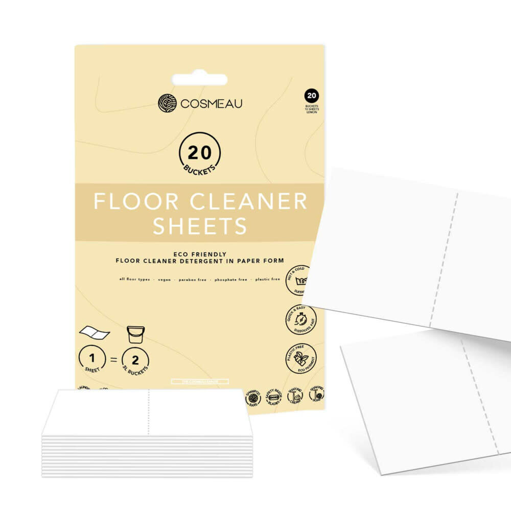 Cosmeau Cosmeau - schoonmaakstrips - vloer (20 emmers) Cosmeau Cosmeau - schoonmaakstrips - vloer (20 emmers)