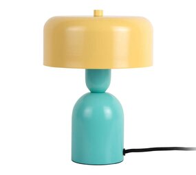 Leitmotiv Leitmotiv - lamp double funky - turquoise blue & soft yellow