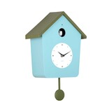 Karlsson Karlsson - wandklok cuckoo light - misty blue/army green Karlsson Karlsson - wandklok cuckoo light - misty blue/army green