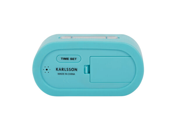 Karlsson Karlsson - wekker gummy - turquoise blue Karlsson Karlsson - wekker gummy - turquoise blue