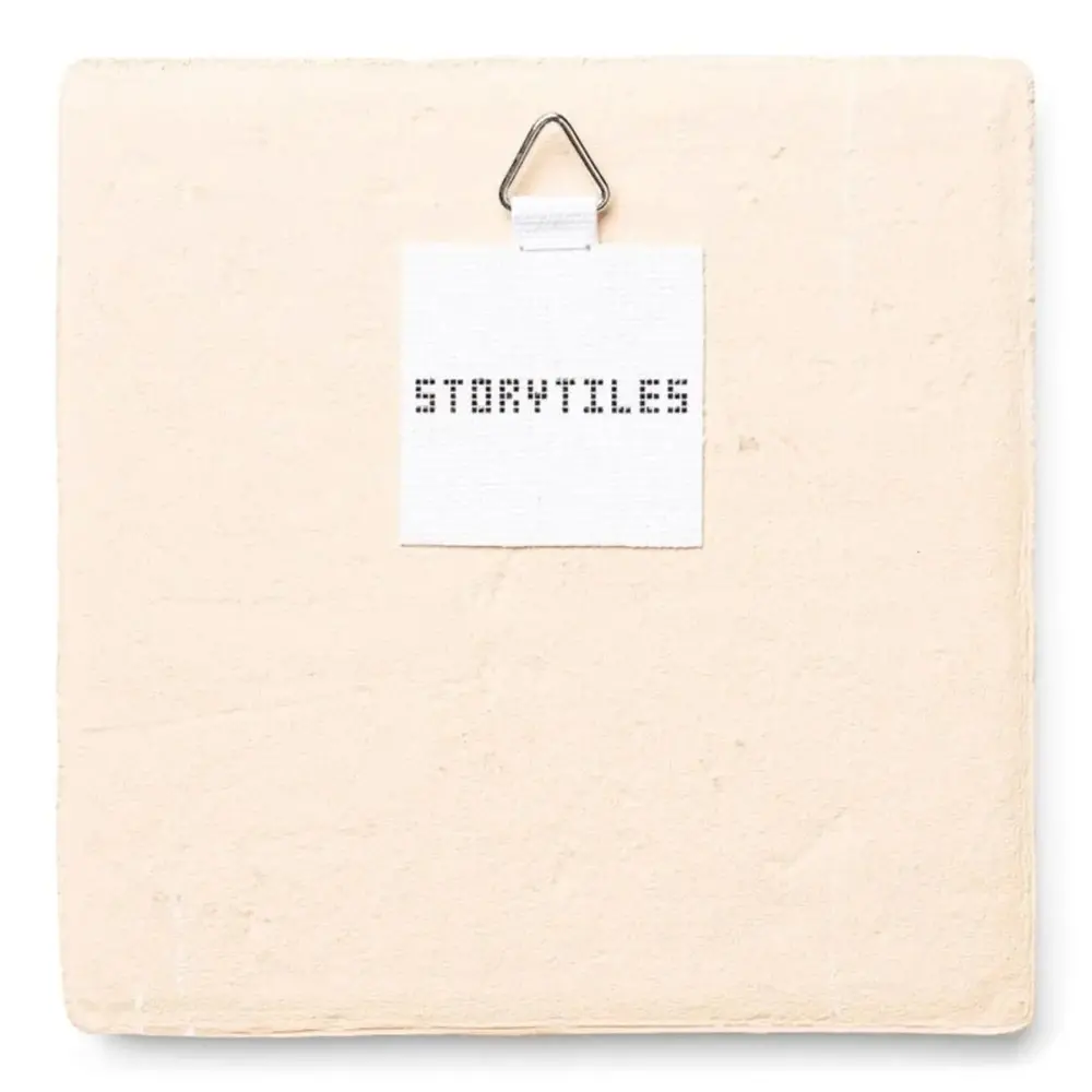 Storytiles Storytiles - tegel medium - a vase with love & bliss (13x13 cm) Storytiles Storytiles - tegel medium - a vase with love & bliss (13x13 cm)