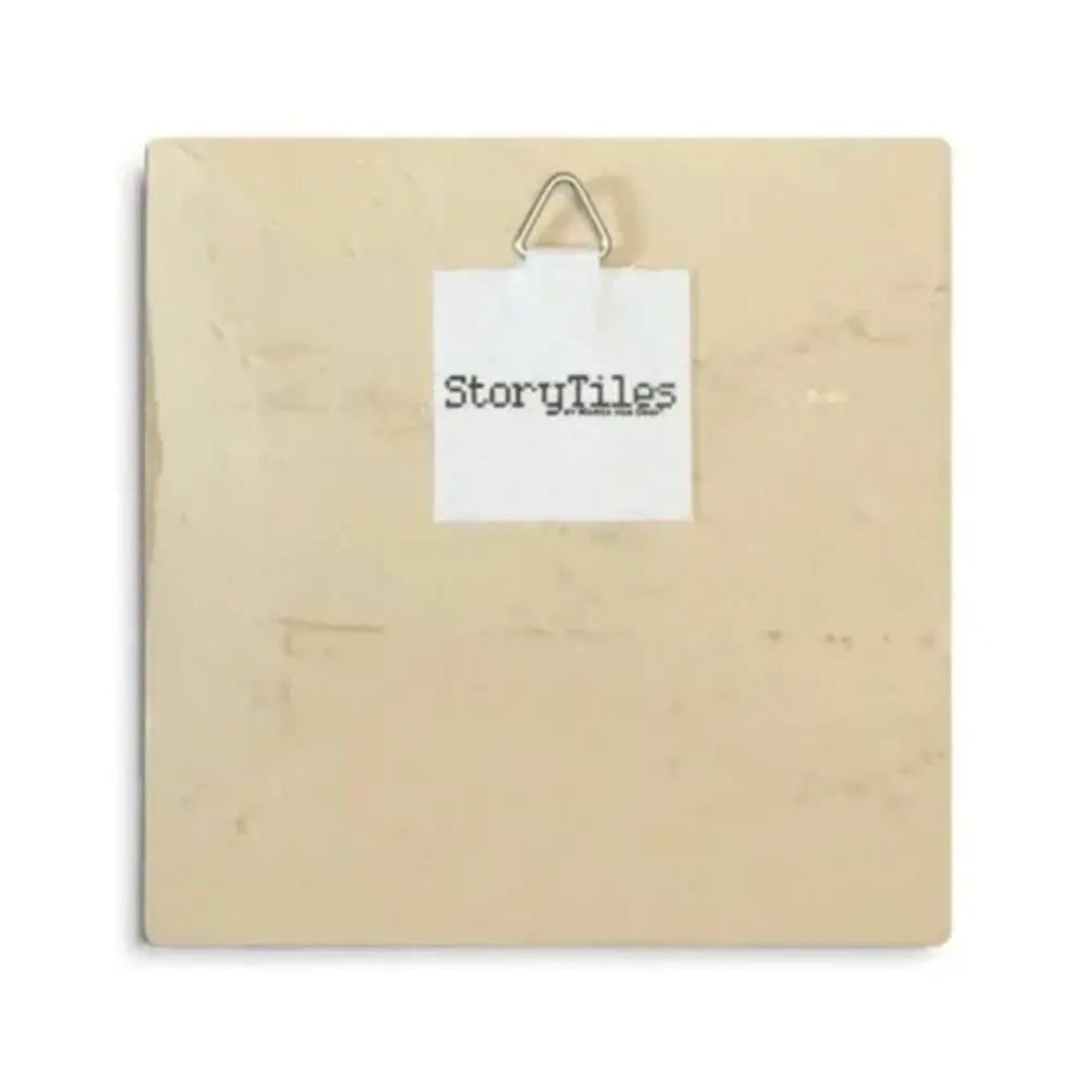 Storytiles Storytiles - tegel small - bringing you a bloom (10x10 cm) Storytiles Storytiles - tegel small - bringing you a bloom (10x10 cm)