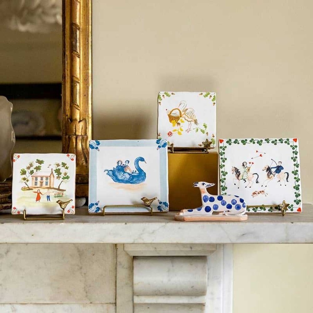 Storytiles Storytiles - tegel small - welcome lovely baby (10x10 cm) Storytiles Storytiles - tegel small - welcome lovely baby (10x10 cm)