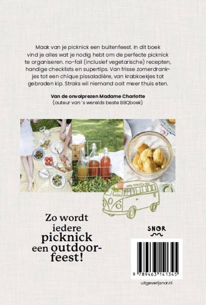 Snor Snor - boek - perfecte picknick Snor Snor - boek - perfecte picknick