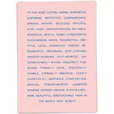 Kaart Blanche Kaart blanche - wenskaart - mom words