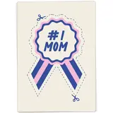 Kaart Blanche Kaart blanche - wenskaart - number one mom