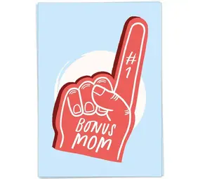 Kaart Blanche Kaart blanche - wenskaart - number one bonus mom Kaart Blanche Kaart blanche - wenskaart - number one bonus mom