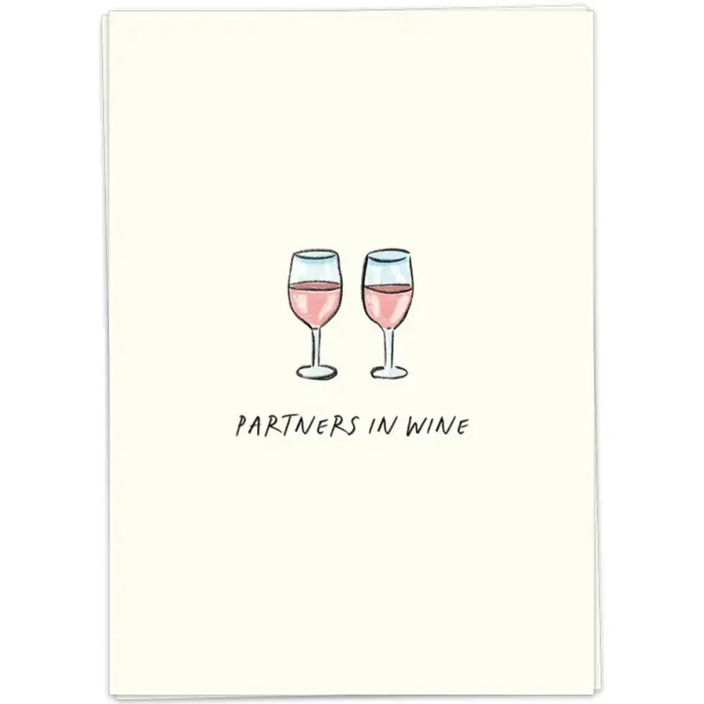 Kaart Blanche Kaart blanche - wenskaart - partners in wine