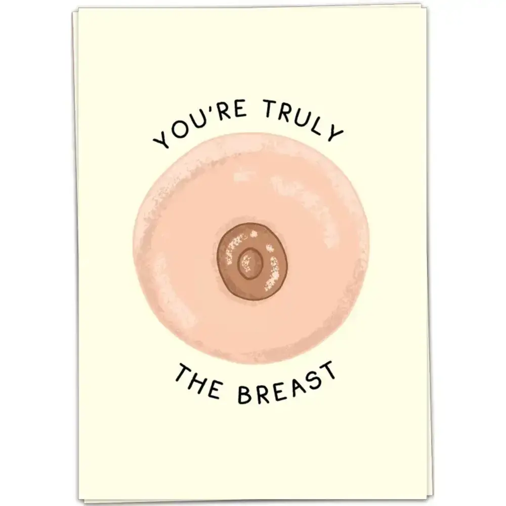 Kaart Blanche Kaart blanche - wenskaart - the breast Kaart Blanche Kaart blanche - wenskaart - the breast