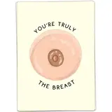 Kaart Blanche Kaart blanche - wenskaart - the breast