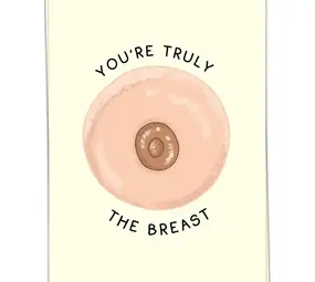 Kaart Blanche Kaart blanche - wenskaart - the breast