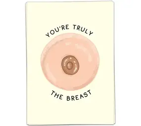 Kaart Blanche Kaart blanche - wenskaart - the breast Kaart Blanche Kaart blanche - wenskaart - the breast