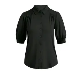 King Louie King Louie - carina blouse viscose light ssl - black