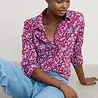 Seasalt Seasalt - larissa shirt - collaged floral scarlet Seasalt Seasalt - larissa shirt - collaged floral scarlet