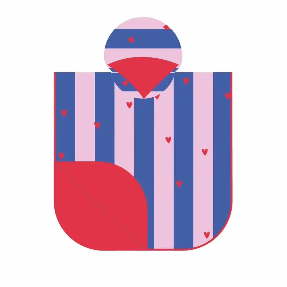 Quutopia Quutopia - beach poncho - cherry Quutopia Quutopia - beach poncho - cherry