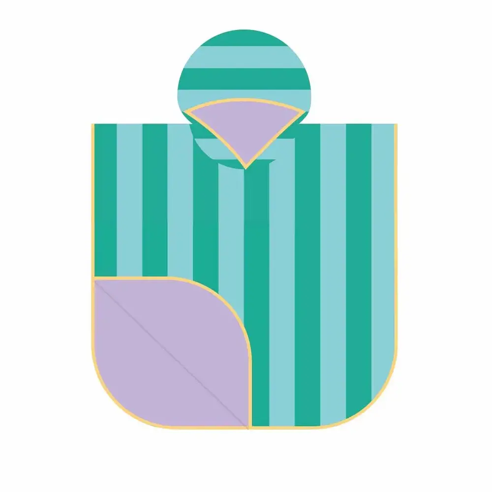 Quutopia Quutopia - beach poncho - lagoon Quutopia Quutopia - beach poncho - lagoon