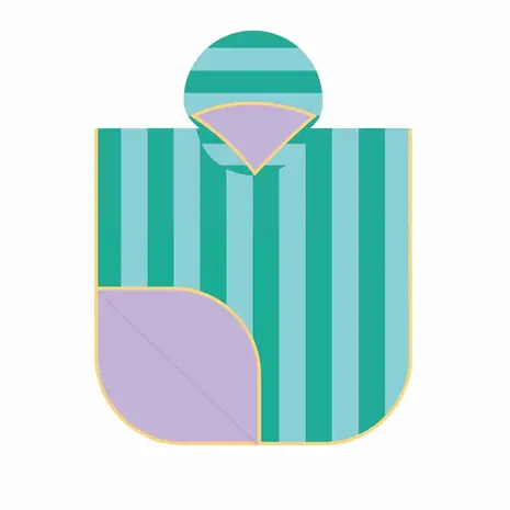 Quut Quut - beach poncho - lagoon