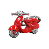 Metalmorphose Metalmorphose - sleutelhanger - scooter red