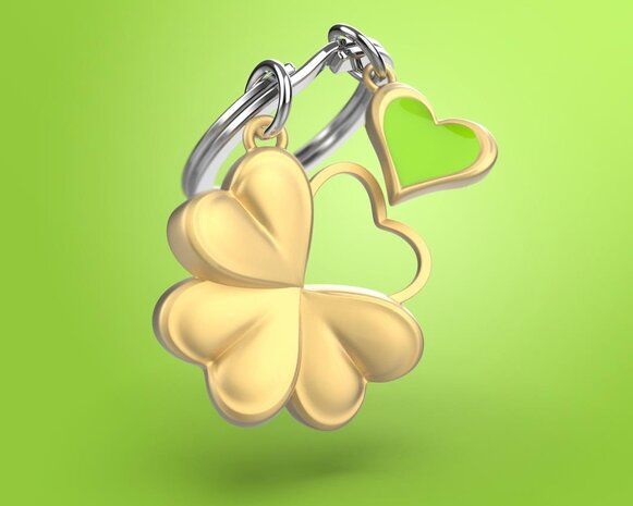 Metalmorphose Metalmorphose - sleutelhanger - lucky clover Metalmorphose Metalmorphose - sleutelhanger - lucky clover