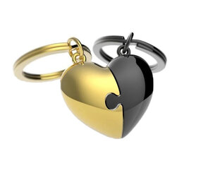Metalmorphose Metalmorphose - sleutelhanger - love puzzle