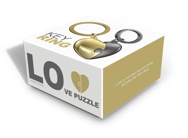 Metalmorphose Metalmorphose - sleutelhanger - love puzzle Metalmorphose Metalmorphose - sleutelhanger - love puzzle