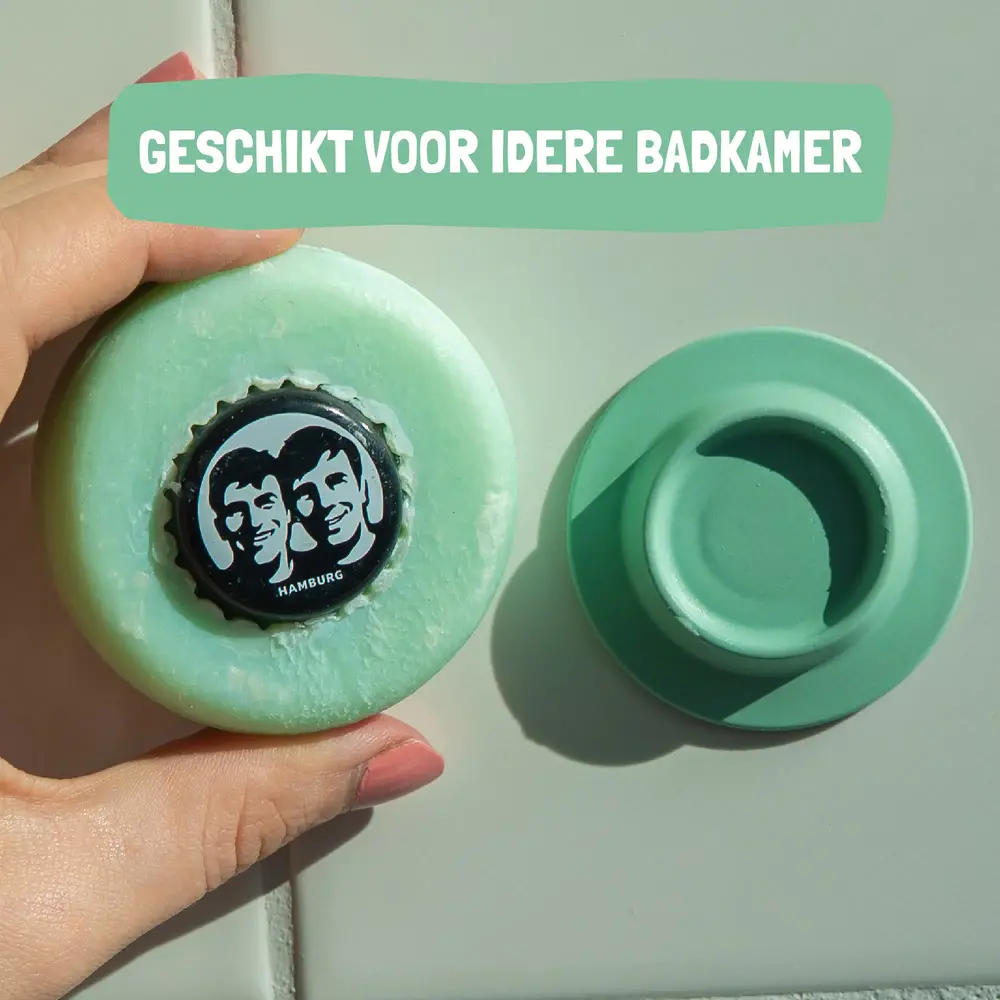 Shampoo bars SB - magnetische bar houder - groen Shampoo bars SB - magnetische bar houder - groen