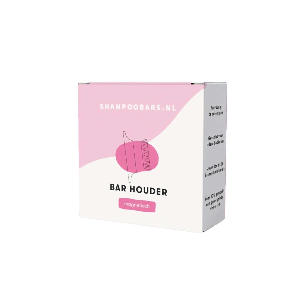 Shampoo bars SB - magnetische bar houder - roze