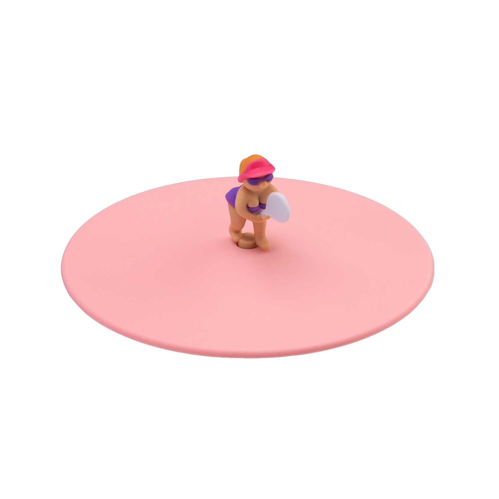 Lurch Lurch - siliconen deksel - beach friends tina tennis