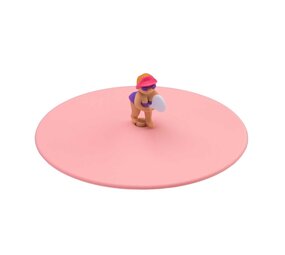 Lurch Lurch - siliconen deksel - beach friends tina tennis