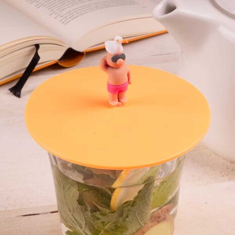 Lurch Lurch - siliconen deksel - beach friends steven seagull