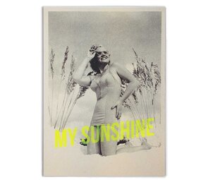 Carte Kencre Carte kencre - zeefdruk print L (A4) - my sunshine