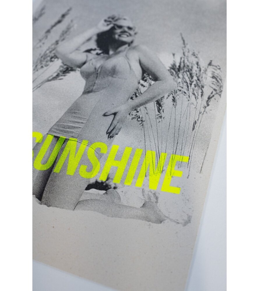 Carte Kencre Carte kencre - zeefdruk print M (A5) - my sunshine