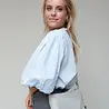 Tinne+Mia Tinne+Mia - cross body feel good baggy - feather grey Tinne+Mia Tinne+Mia - cross body feel good baggy - feather grey