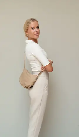 Tinne+Mia Tinne+Mia - cross body feel good baggy - porcini Tinne+Mia Tinne+Mia - cross body feel good baggy - porcini