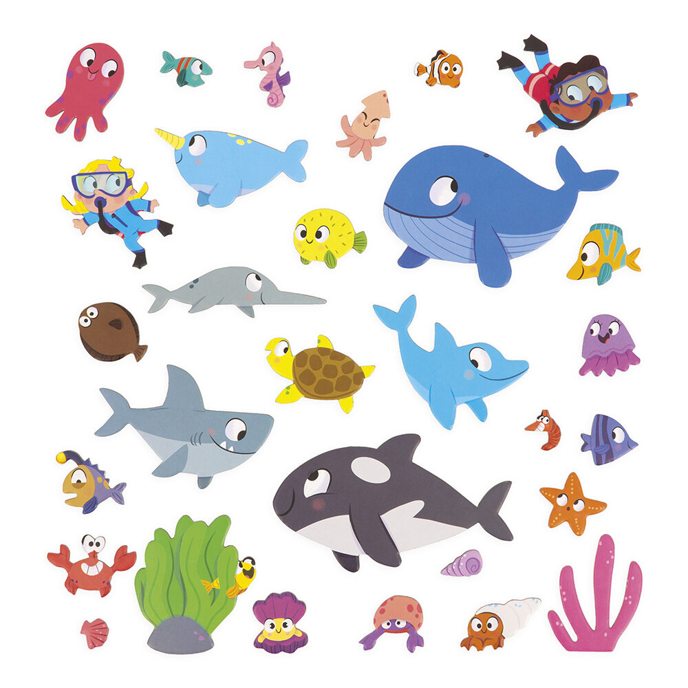 Janod Janod -  magneti stories - zeedieren