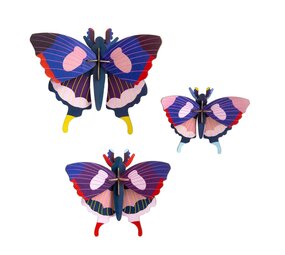 Studio Roof Studio Roof - muurdecoratie - swallowtail butterflies (set van 3) Studio Roof Studio Roof - muurdecoratie - swallowtail butterflies (set van 3)