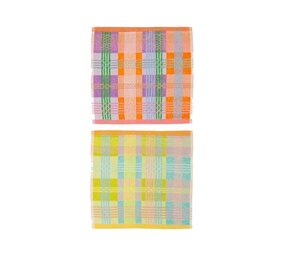 Foekje Fleur Foekje fleur - odds & ends - wild weave multi doekjes #51 (set van 2) Foekje Fleur Foekje fleur - odds & ends - wild weave multi doekjes #51 (set van 2)