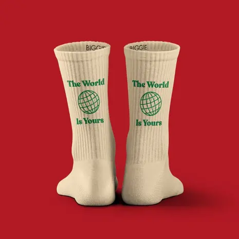 Supa Dupa Goods Supa dupa goods - sokken - the world is yours Supa Dupa Goods Supa dupa goods - sokken - the world is yours