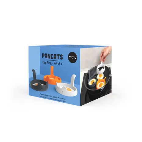 Ototo Ototo - eierring - pancats (set van 3)