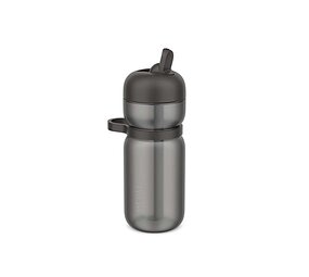 Mepal Mepal - drinkfles flip sport 600 ml - graphite black Mepal Mepal - drinkfles flip sport 600 ml - graphite black