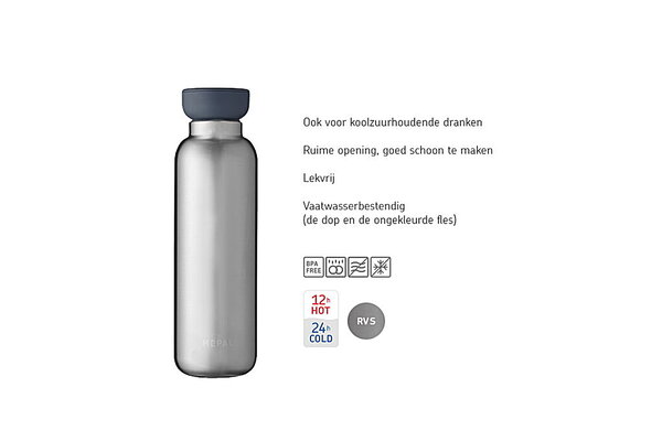 Mepal Mepal - isoleerfles ellipse (500 ml) - nordic sage