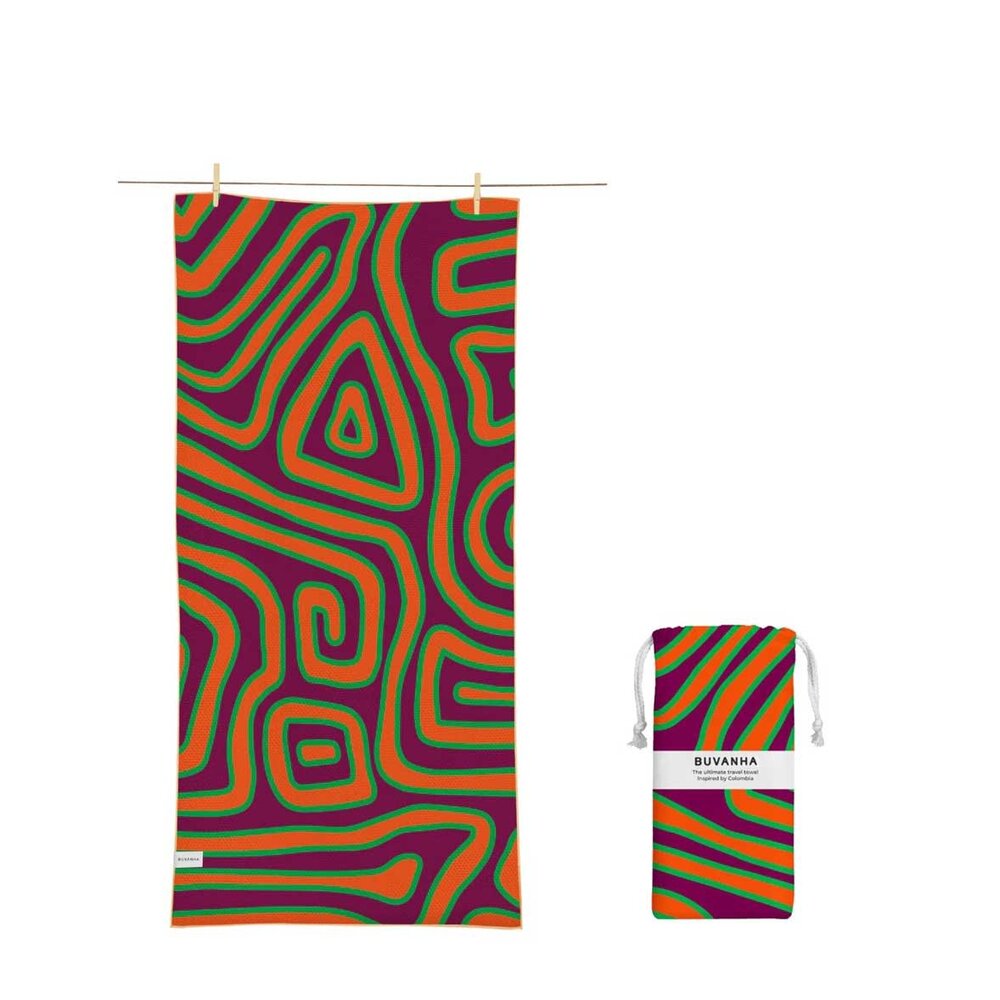 Buvanha Buvanha - reishanddoek (160 x 80 cm) - colombia Buvanha Buvanha - reishanddoek (160 x 80 cm) - colombia