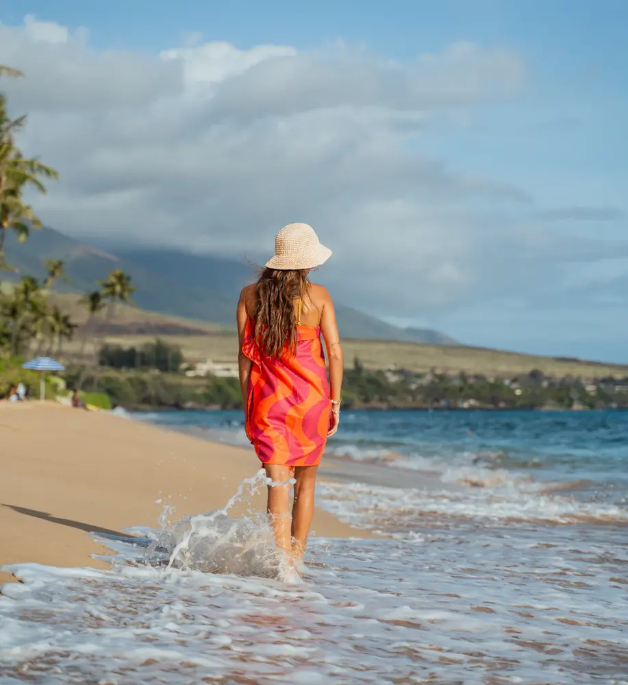 Buvanha Buvanha - reishanddoek (160 x 80 cm) - curacao 01