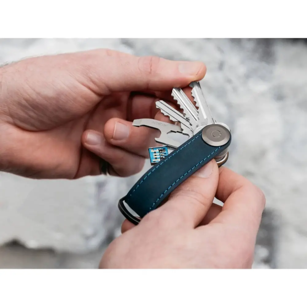 Orbitkey Orbitkey - key organizer 2.0 - crazy horse leather - mulled wine