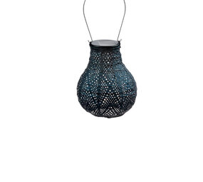 Lumiz Lumiz - solar lantaarn - bulb 16 - ikat - petrol Lumiz Lumiz - solar lantaarn - bulb 16 - ikat - petrol