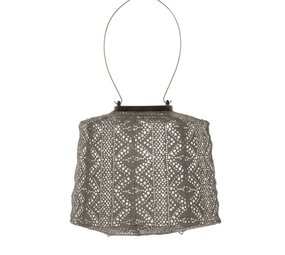 Lumiz Lumiz - solar lantaarn - lampshade 20 lace - taupe Lumiz Lumiz - solar lantaarn - lampshade 20 lace - taupe