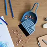 Peleg Peleg - stoffer en blik dustarch - blauw Peleg Peleg - stoffer en blik dustarch - blauw