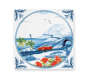 Storytiles Storytiles - tegel small - sunny road trip (10x10 cm) Storytiles Storytiles - tegel small - sunny road trip (10x10 cm)